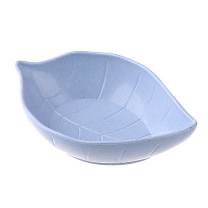 Wheat straw leaves small dish creative snack plate Japanese tableware vinegar dish soy sauce dish bone plate pickles dish