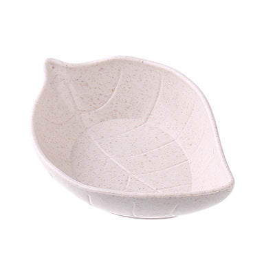 Wheat straw leaves small dish creative snack plate Japanese tableware vinegar dish soy sauce dish bone plate pickles dish