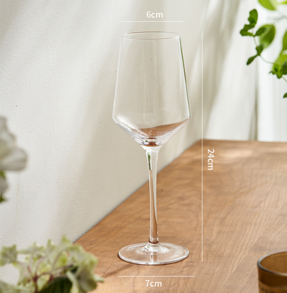 Siyue Jianyun European-style red wine glass set household 6-pack creative crystal glass goblets 2 pairs