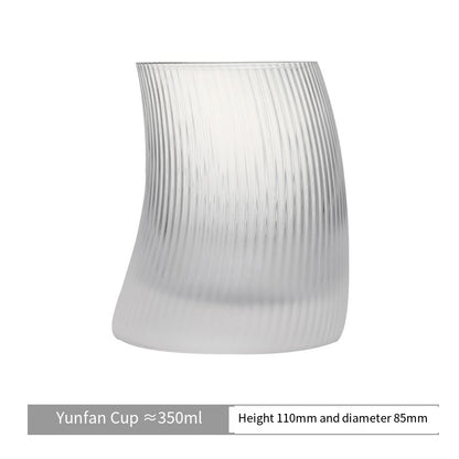 Yun Fan Ji Cang Hai Medieval Glass VINTAGE Finnish Cup Whiskey Glass Nordic Wind Ins Wind Cup