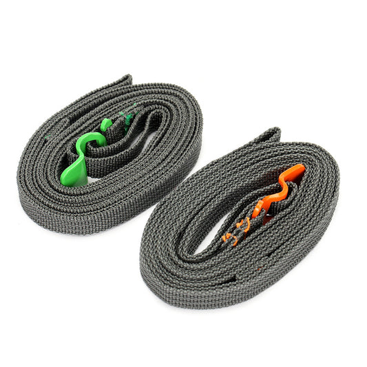 Outdoor travel equipment binding belt binding rope luggage binding belt stainless steel belt hook quick release type