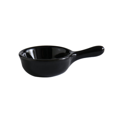 color glaze seasoning ceramic handle dish soy sauce vinegar dish creative mini with handle discretionary small dish Japanese tableware