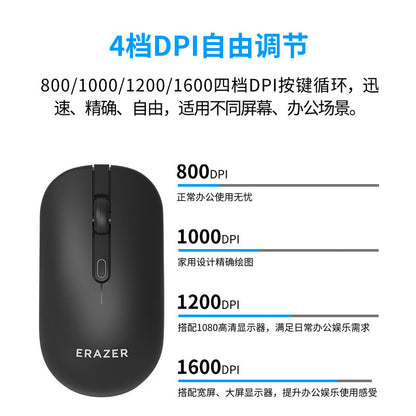 Lenovo (Lenovo) superpower wireless mouse home / business / office / notebook / desktop / all-in-one USB interface plug and play wireless mouse