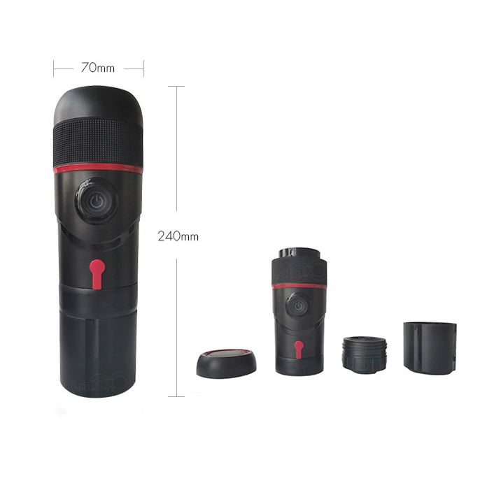 Portable Italian capsule coffee machine multi-functional small home outdoor car heating espresso capsule