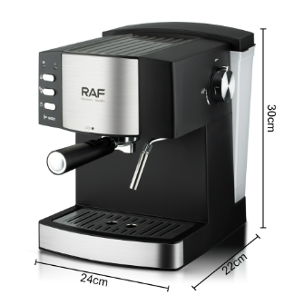 RAF European standard cross-border pump pressure coffee machine home small semi-automatic Italian coffee machine steam milk foaming machine