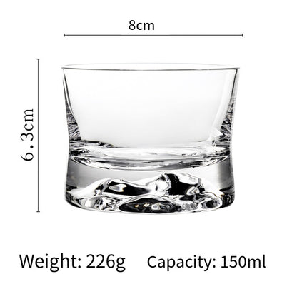Waist Whiskey Moonlight Moon Jinshan Glass Gift Box Bar Special Crystal Glass Spirits Wine Glass