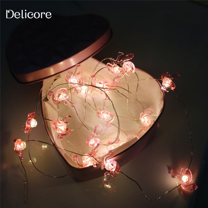 Ins Schneeflocke Stern Kupferdraht Lichterkette Outdoor Indoor Raumaufteilung Hochzeitsdekoration Lichter Festival romantische LED-Leuchten