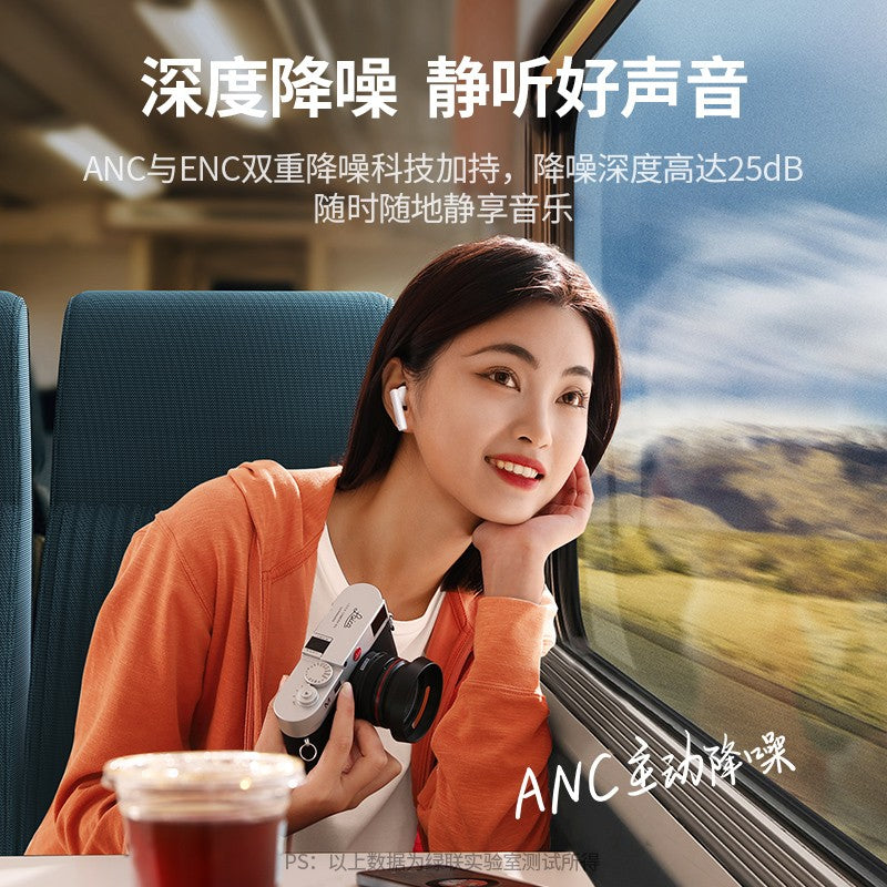Green Link HiTune T3 True Wireless Bluetooth Headset ANC Active Noise Cancelling Music Headset Bluetooth 5.2 Gaming Headset Sports Headphone Universal Apple Huawei Xiaomi Phone 90206