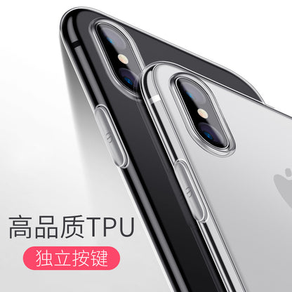 iphone case Printing is suitable for iphone13 mobile phone shell solid color transparent glossy material Apple 12 protective cover uv painting