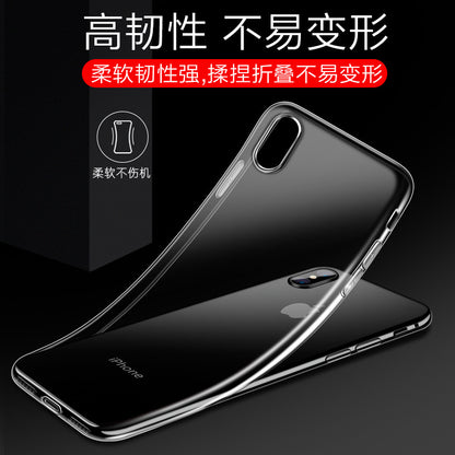 iphone case Printing is suitable for iphone13 mobile phone shell solid color transparent glossy material Apple 12 protective cover uv painting