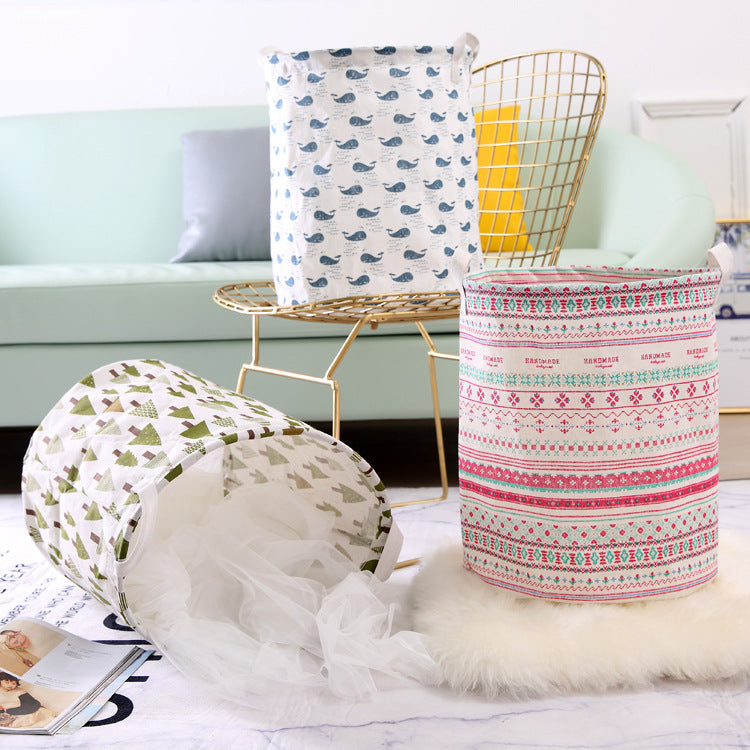 Household fabrics, dirty clothes, hamper, folding toy, clothes, dirty clothes, storage basket, storage basket, laundry basket