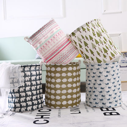 Household fabrics, dirty clothes, hamper, folding toy, clothes, dirty clothes, storage basket, storage basket, laundry basket