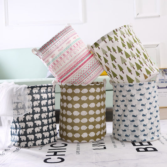 Household fabrics, dirty clothes, hamper, folding toy, clothes, dirty clothes, storage basket, storage basket, laundry basket