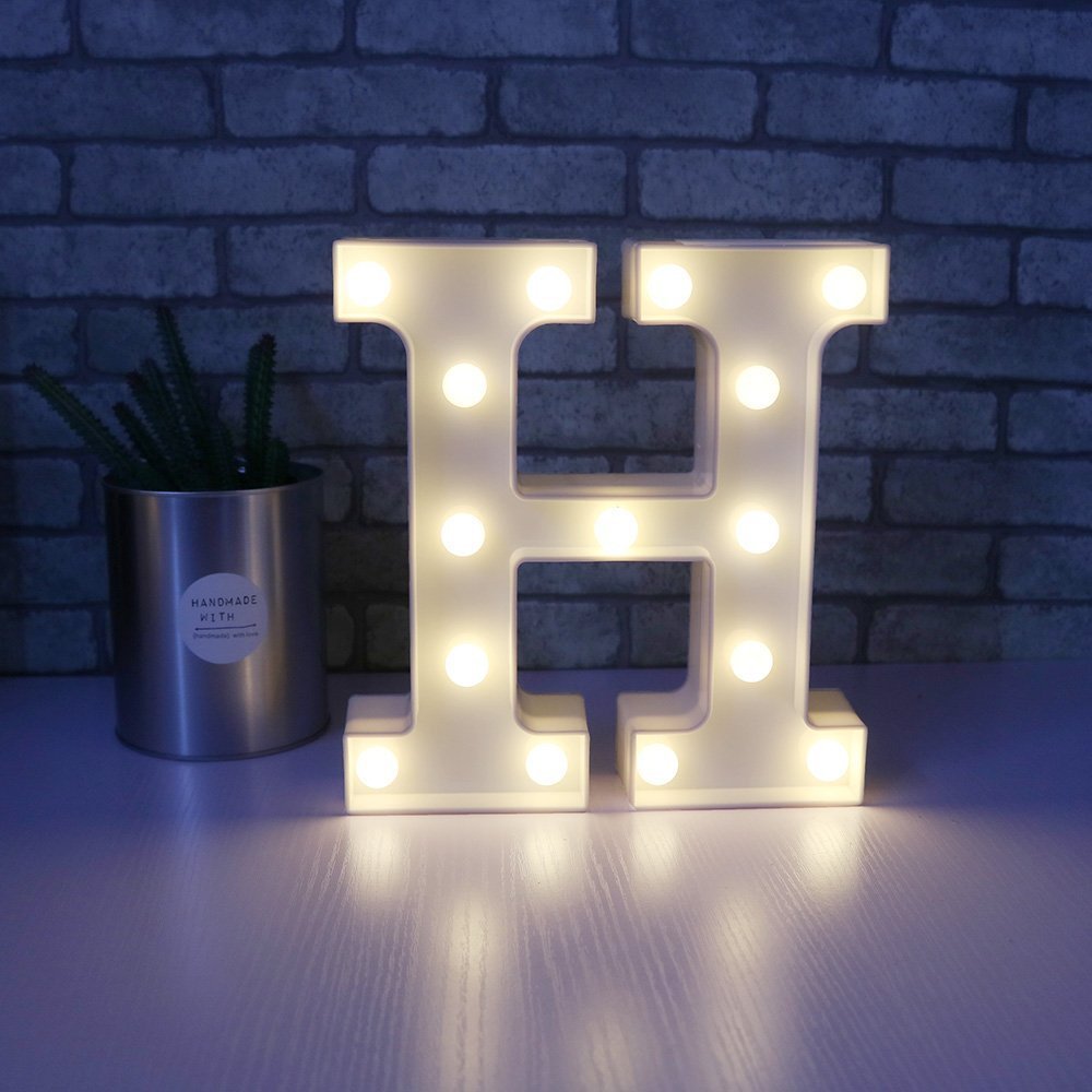 English letter lights, LED symbol modeling lights, wedding night lights, birthday proposals, white lights