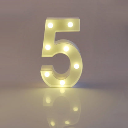 English letter lights, LED symbol modeling lights, wedding night lights, birthday proposals, white lights