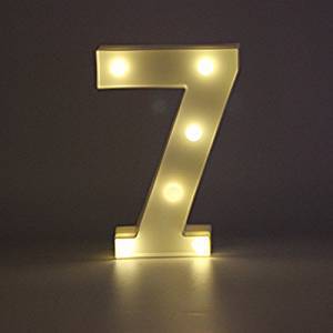 English letter lights, LED symbol modeling lights, wedding night lights, birthday proposals, white lights