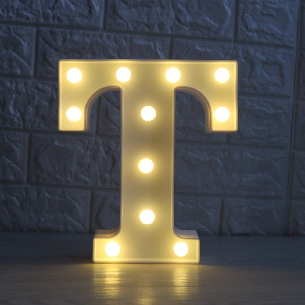 English letter lights, LED symbol modeling lights, wedding night lights, birthday proposals, white lights