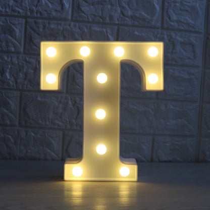 English letter lights, LED symbol modeling lights, wedding night lights, birthday proposals, white lights