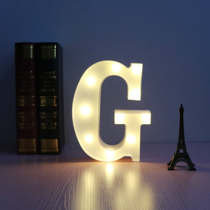 English letter lights, LED symbol modeling lights, wedding night lights, birthday proposals, white lights
