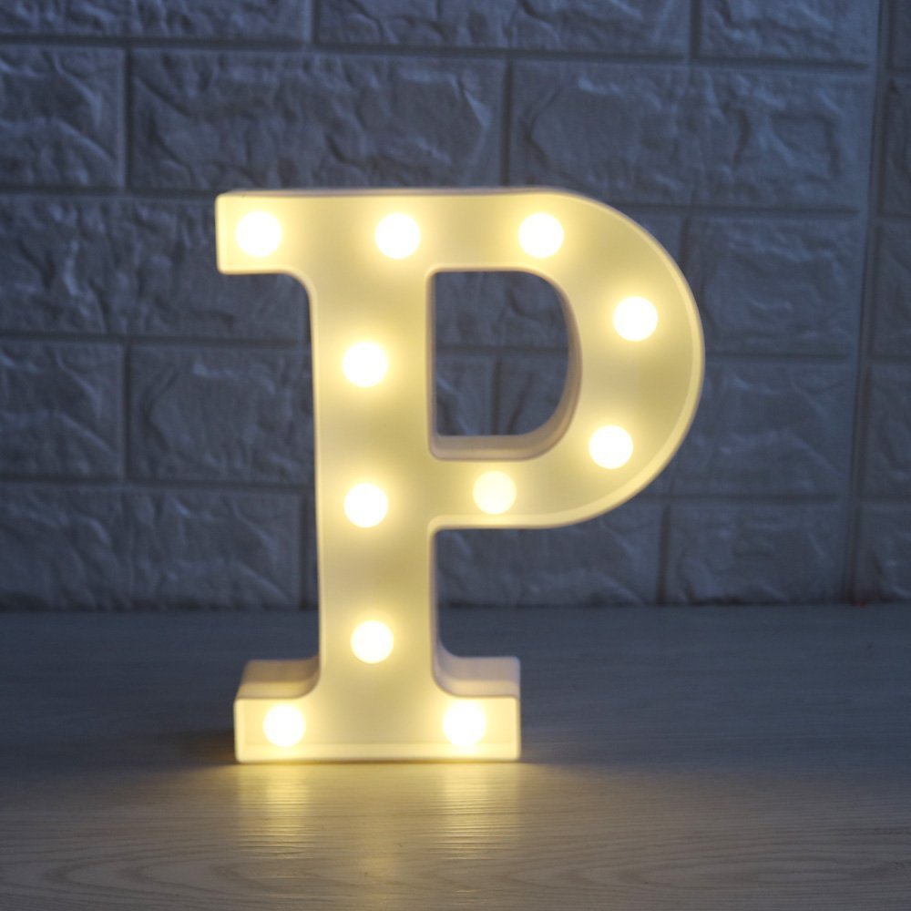 English letter lights, LED symbol modeling lights, wedding night lights, birthday proposals, white lights