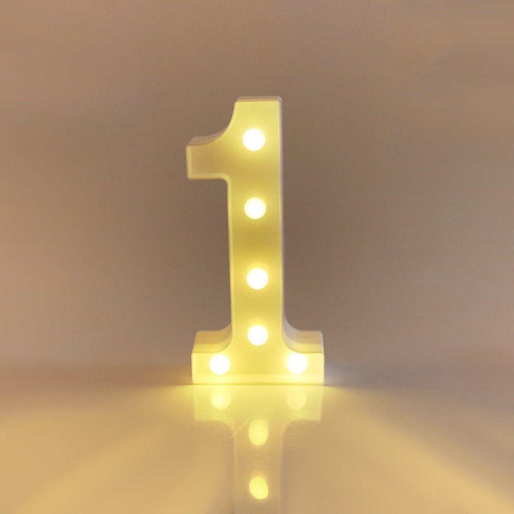 English letter lights, LED symbol modeling lights, wedding night lights, birthday proposals, white lights