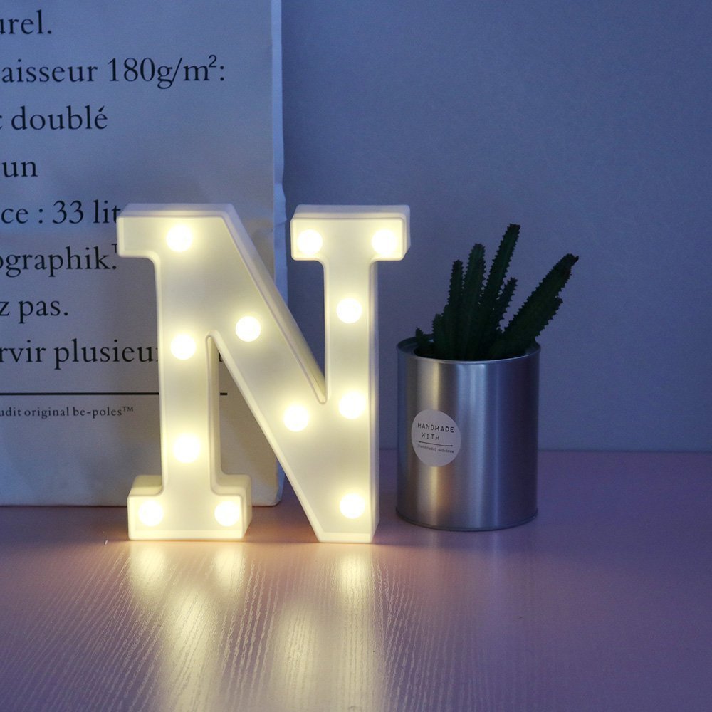 English letter lights, LED symbol modeling lights, wedding night lights, birthday proposals, white lights