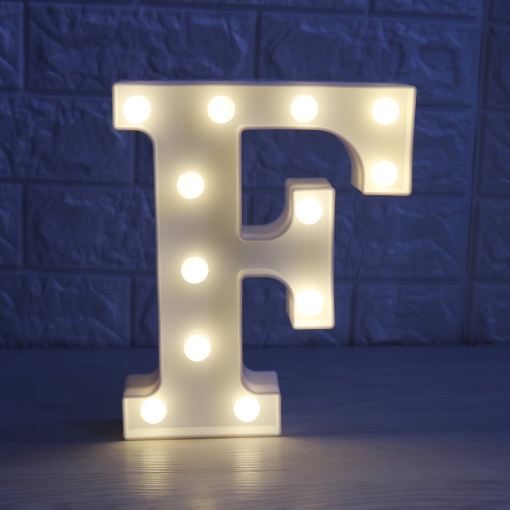 English letter lights, LED symbol modeling lights, wedding night lights, birthday proposals, white lights