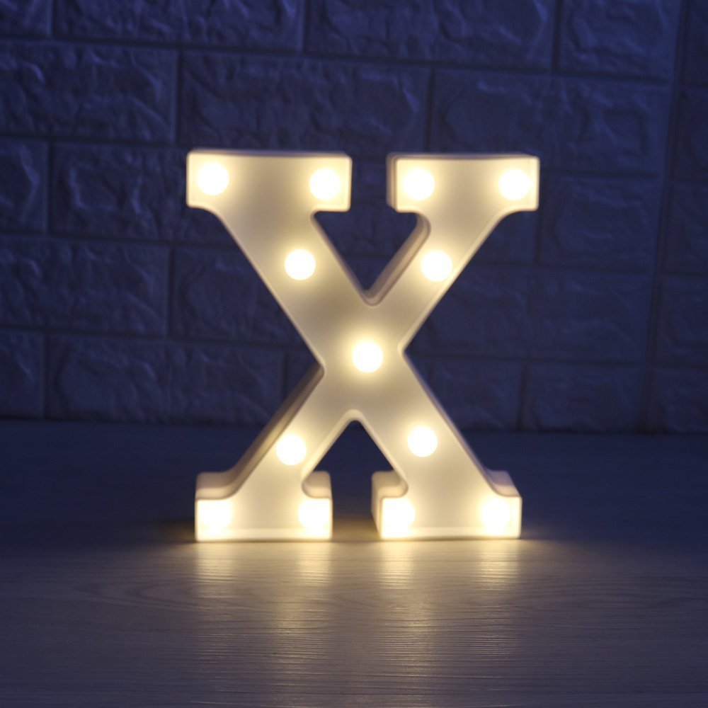 English letter lights, LED symbol modeling lights, wedding night lights, birthday proposals, white lights