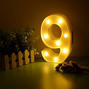 English letter lights, LED symbol modeling lights, wedding night lights, birthday proposals, white lights
