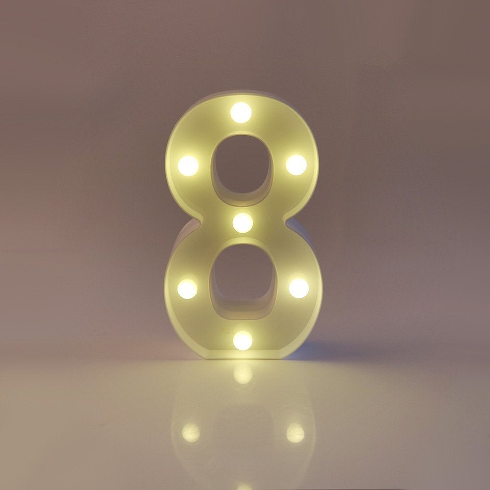 English letter lights, LED symbol modeling lights, wedding night lights, birthday proposals, white lights