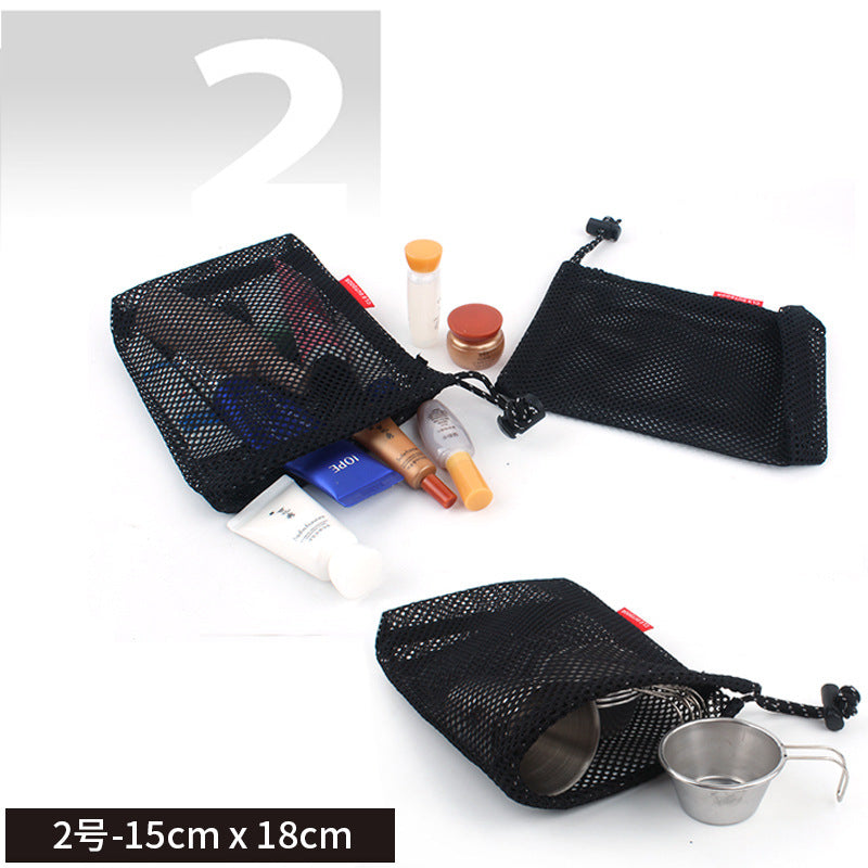Travel storage bag set camping accessories sorting package 5 piece set travel storage bag makeup wash net bag