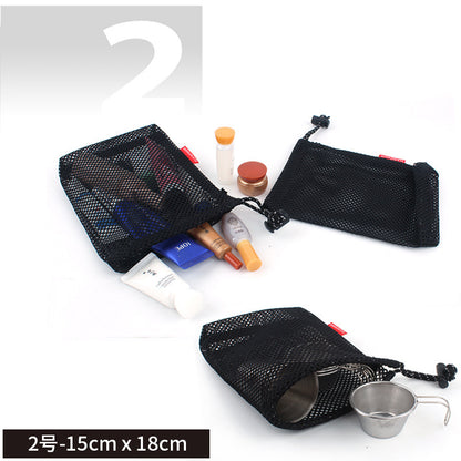 Travel storage bag set camping accessories sorting package 5 piece set travel storage bag makeup wash net bag
