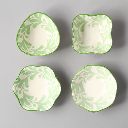 Japanese-style Japanese-style sauce and vinegar-flavored dish household underglaze color hotel restaurant dim sum dipping sauce seasoning side dish peanut dish