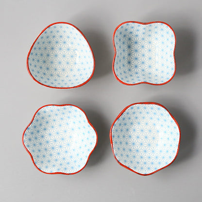 Japanese-style Japanese-style sauce and vinegar-flavored dish household underglaze color hotel restaurant dim sum dipping sauce seasoning side dish peanut dish