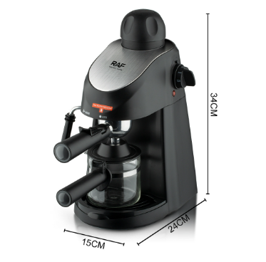 RAF European standard cross-border semi-automatic Italian cross-border new home commercial coffee machine milk froth pull flower pump pressure