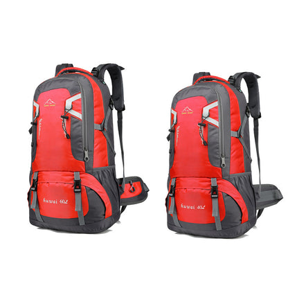 mountaineering bag, outdoor travel backpack, large capacity 40L60L cycling bag, travel luggage storage, hiking bag