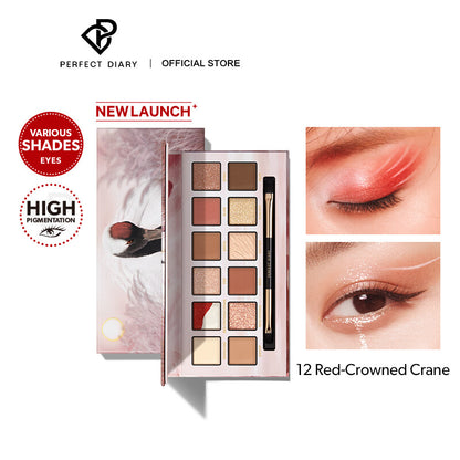 Perfect Diary Dreamworld Matte Lipstick Cosmetic Eye Shadow Metallic Case Eyeshadow Area Lady's Eyes Beauty Makeupl Powder 12g