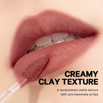 Perfect Diary Creamy Lip Clay Blurring Soft Matte Lipstick Creamy Clay-like Texture 5 Shades