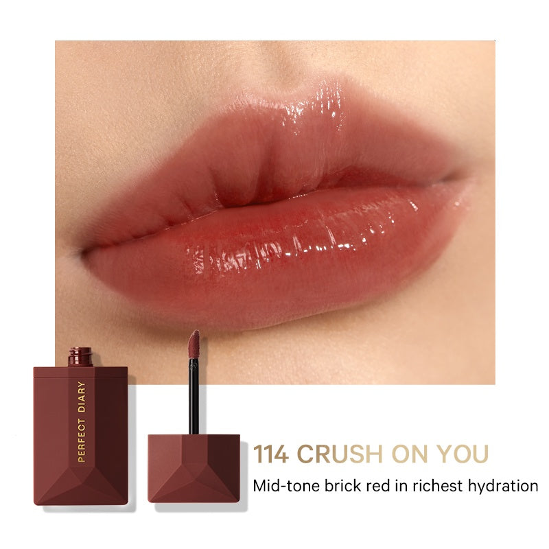 Perfect Diary Weightless Longwear Lip Stain Readme Lip Veil Sheer Matte Ultra Lightweight Lipstick 6 Shades Card-like Design 4g