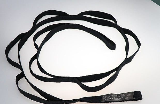 Aerobics Yoga stretching belt lacing belt anti-gravity aerial yoga hammock accessories chrysanthemum belt rope flat belt pull rope