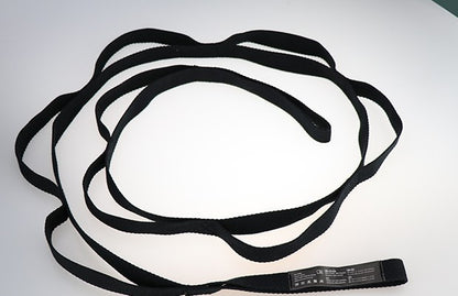 Aerobics Yoga stretching belt lacing belt anti-gravity aerial yoga hammock accessories chrysanthemum belt rope flat belt pull rope