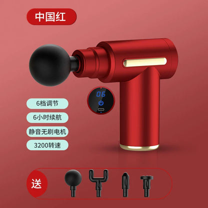 Professional-grade fascia gun men and women fitness muscle relaxation electric massager mini rechargeable neck membrane gun muscle membrane gun