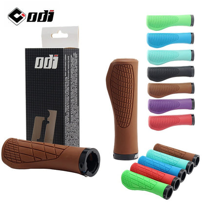 American ODI Rubber Meat Ball Handlebar Grip Mountain Bike Grip Lockable Anti-Slip Shock Absorbing Folding Bike Cycling Grip