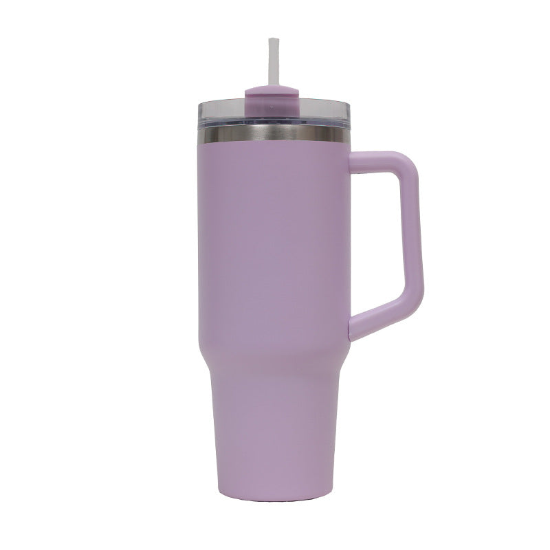 New hand-held car car mug Ice Fighter Cup mini thermos mug female high value cute stainless steel thermos water cup