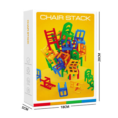 Kindergarten early education stacking chair building blocks multi-person desktop educational toys parent-child interaction balance training