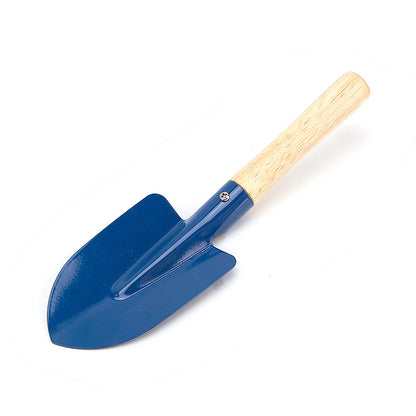 Household gardening tool set: wooden handle garden small shovel beach to catch the sea digging sand flower shovel garden vegetable planting loose soil rake