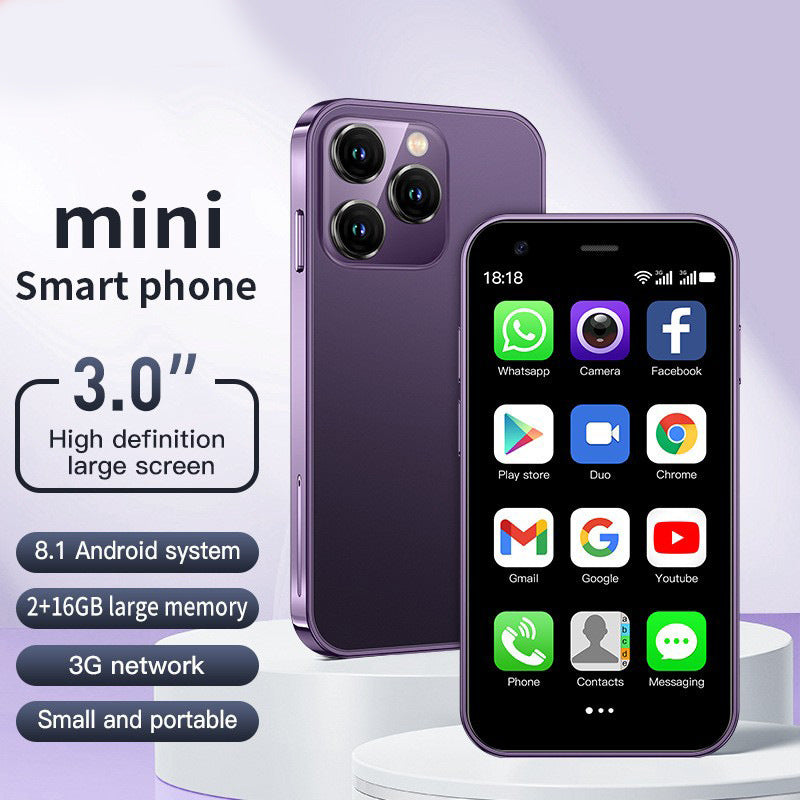 popular XS15 mini smartphone 3 inch small screen mini android 4G mobile phone
