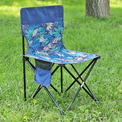 Carefully selected folding chairs, portable camping, picnics, barbecues, pony maza art, sketching, fishing, folding chairs with backrests