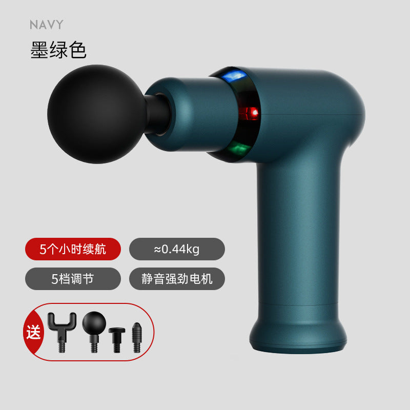 Mini Electric Hot Compress Fascia Gun Portable Fitness Massage Gun Fascia Gun Vibrating Muscle Relaxation Massager Manufacturer