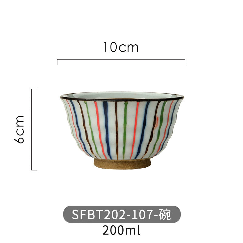 A radish Japanese-style coarse ceramic rice bowl features retro creative dishes and cups slightly flawed tableware ice cream bowl